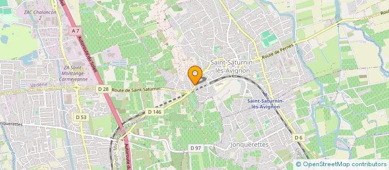 localisation de l'entreprise MADAME MAITE ROUSSIN  SAINT-SATURNIN-LES-AVIGNON