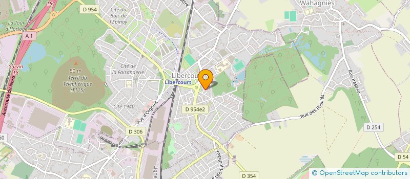 localisation de l'entreprise MADAME MAITE SABIEREJSKI  LIBERCOURT