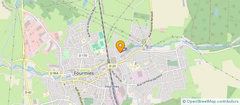 localisation de l'entreprise MADAME MAITE SAUDRY  FOURMIES