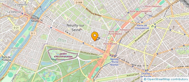 localisation de l'entreprise MADAME MAITE VEBER à NEUILLY-SUR-SEINE
