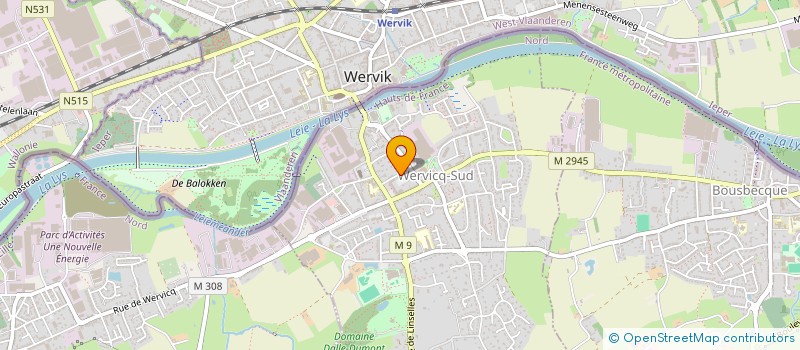 localisation de l'entreprise MADAME MAITE WACQUEZ  WERVICQ-SUD