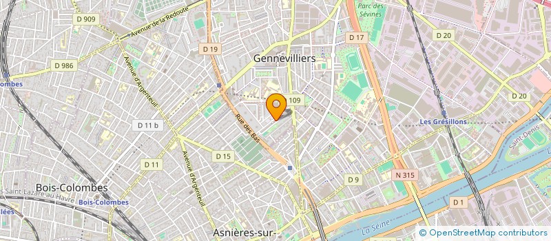 localisation de l'entreprise MADAME MAITE WIRTZ  GENNEVILLIERS