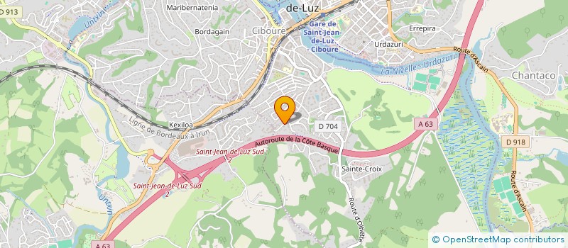 localisation de l'entreprise MADAME MAITENA PONTESTA  CIBOURE