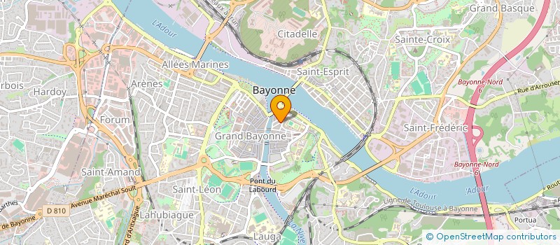 localisation de l'entreprise MADAME MAITENE DE LA LANDE D'OLCE  BAYONNE