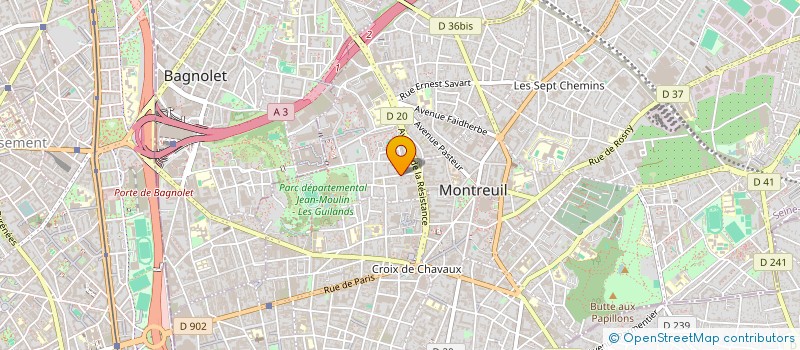 localisation de l'entreprise MADAME MAITHREYI KAMALANATHAN à MONTREUIL