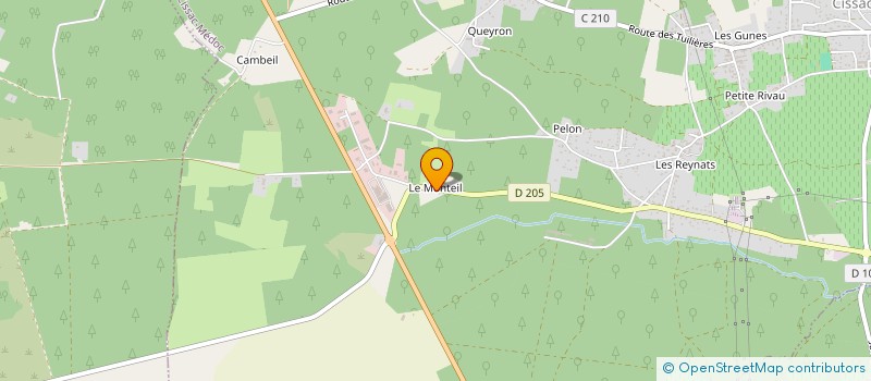 localisation de l'entreprise MADAME MAIVA RIVIERE à CISSAC-MEDOC