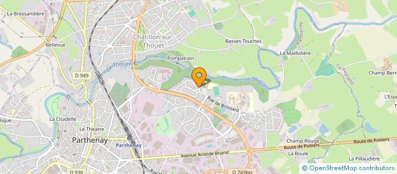 localisation de l'entreprise MADAME MAIWEN MARTINEZ  PARTHENAY