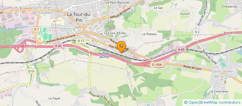 localisation de l'entreprise MADAME MAIWEN RUGGIERI  LA TOUR-DU-PIN