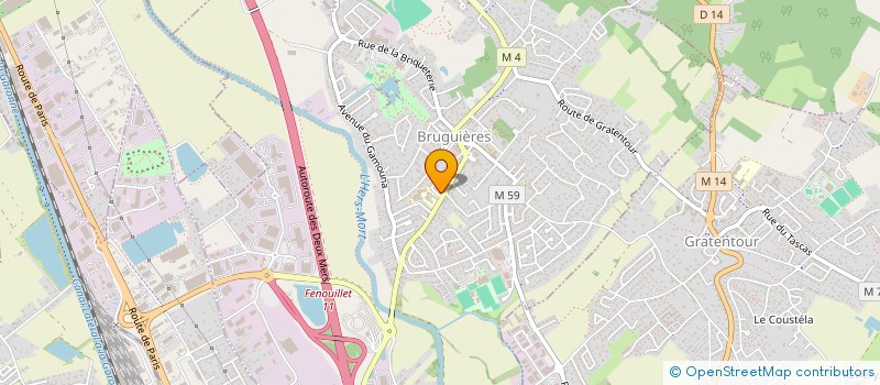 localisation de l'entreprise MADAME MAIWENN ARREBOT-NATOU  BRUGUIERES