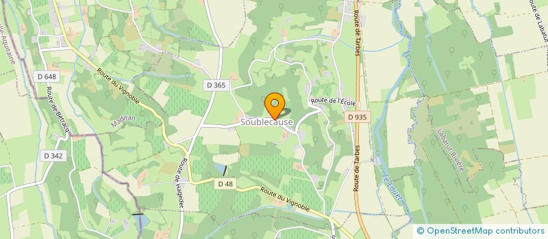 localisation de l'entreprise MADAME MAIWENN BRAUD  SOUBLECAUSE