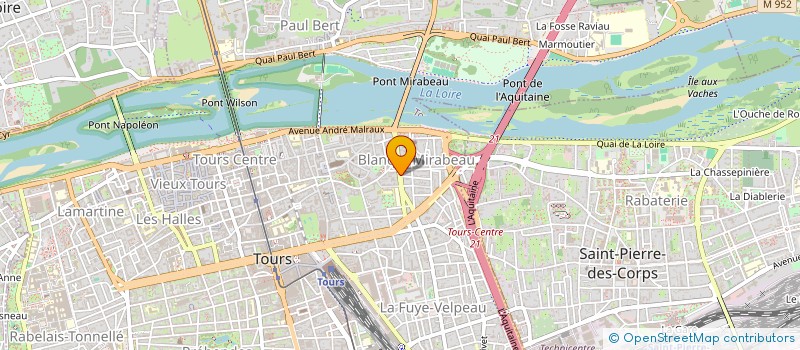 localisation de l'entreprise MADAME MAIWENN CANEVET  TOURS