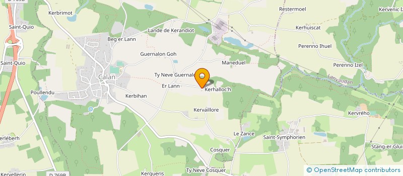 localisation de l'entreprise MADAME MAIWENN CHAREIRE  CALAN