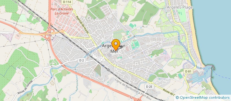 localisation de l'entreprise MADAME MAIWENN CHATEAU  ARGELES-SUR-MER