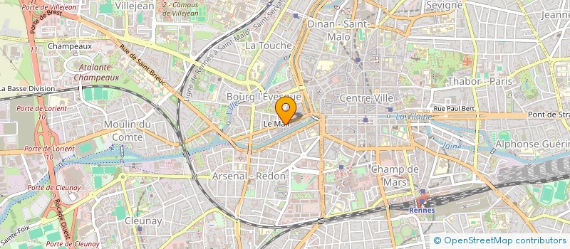 localisation de l'entreprise MADAME MAIWENN CLOAREC  RENNES