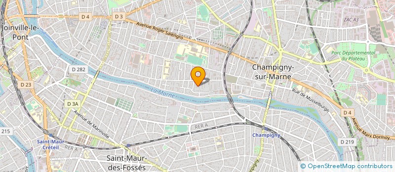 localisation de l'entreprise MADAME MAIWENN DAHA à CHAMPIGNY-SUR-MARNE
