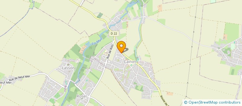 localisation de l'entreprise MADAME MAIWENN DIEULEVEUX  CAIRON