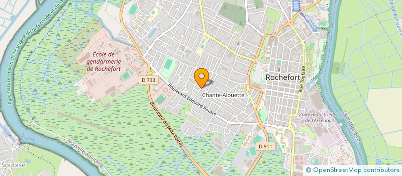 localisation de l'entreprise MADAME MAIWENN FLATRES  ROCHEFORT