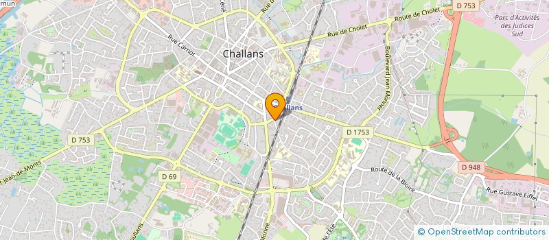 localisation de l'entreprise MADAME MAIWENN GUENA à CHALLANS