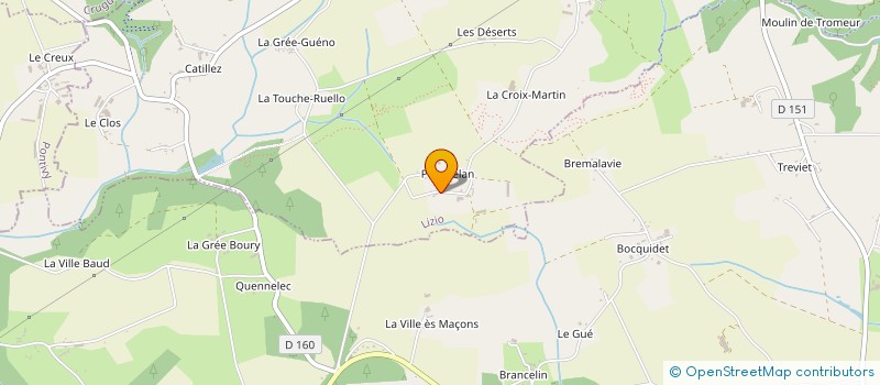 localisation de l'entreprise MADAME MAIWENN GUILLERME  LIZIO