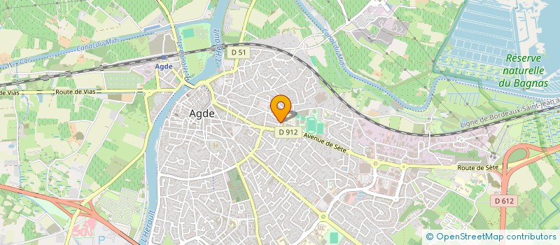 localisation de l'entreprise MADAME MAIWENN HUMBERT  AGDE