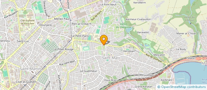 localisation de l'entreprise MADAME MAIWENN LE NEDELLEC à BREST
