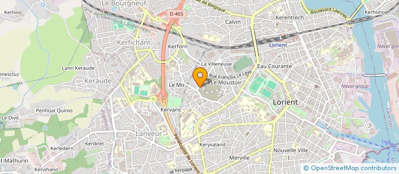 localisation de l'entreprise MADAME MAIWENN LEOST  LORIENT