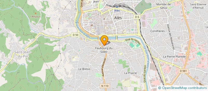 localisation de l'entreprise MADAME MAIWENN MERZOUK  ALES