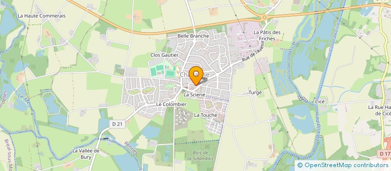 localisation de l'entreprise MADAME MAIWENN ONNEE  BAIN-DE-BRETAGNE