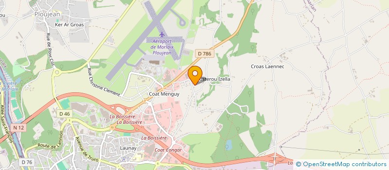 localisation de l'entreprise MADAME MAIWENN POSTEC  MORLAIX