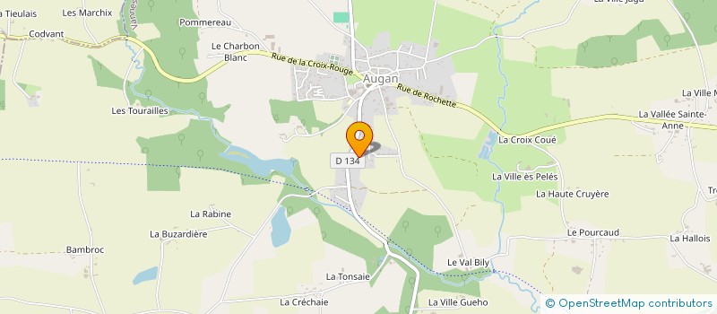 localisation de l'entreprise MADAME MAIWENN RAULT  AUGAN