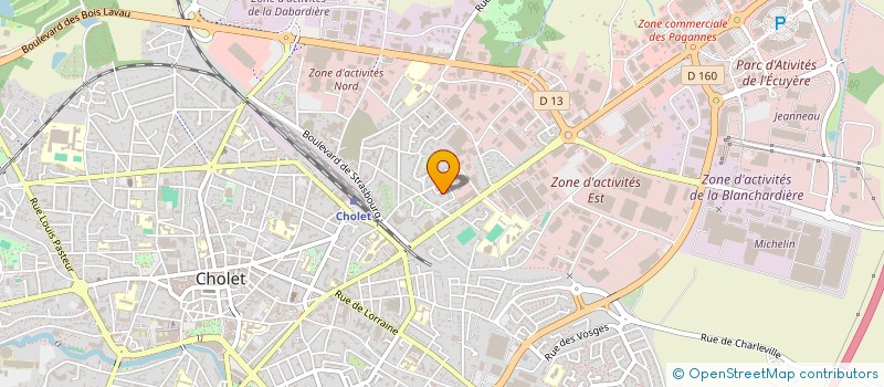 localisation de l'entreprise MADAME MAIWENN RETHORE à CHOLET