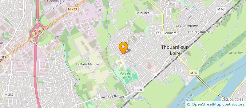 localisation de l'entreprise MADAME MAIWENN RIDEAU à THOUARE-SUR-LOIRE