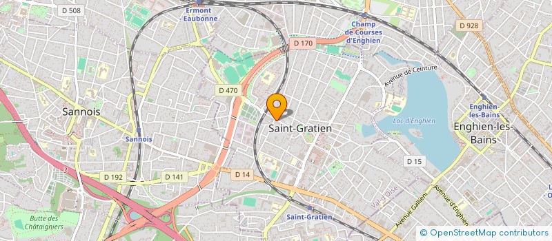 localisation de l'entreprise MADAME MAJ-BRITT NIELSEN  SAINT-GRATIEN