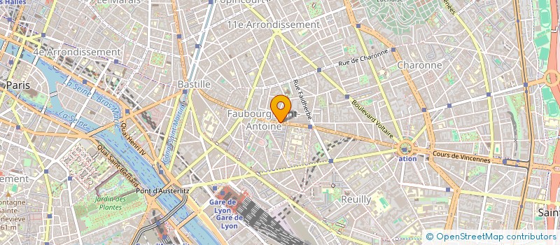 localisation de l'entreprise MADAME MAJA BAJEVIC  PARIS 11