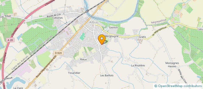 localisation de l'entreprise MADAME MAJA SAGESSER  ALBIAS