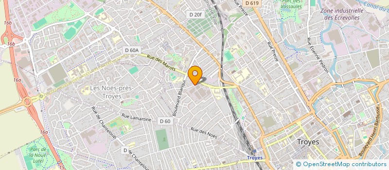 localisation de l'entreprise MADAME MAJAMBA PATRA  TROYES