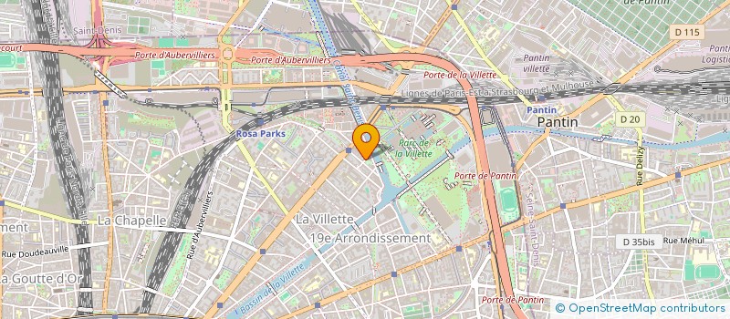 localisation de l'entreprise MADAME MAJDA ABAID  PARIS