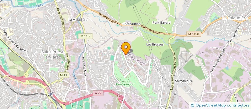 localisation de l'entreprise MADAME MAJDA ARIFY  SAINT-ETIENNE