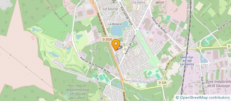 localisation de l'entreprise MADAME MAJDA BENCHAABANE à ORLEANS