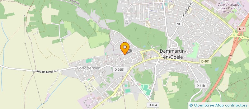 localisation de l'entreprise MADAME MAJDA GHOZLANE à DAMMARTIN-EN-GOELE