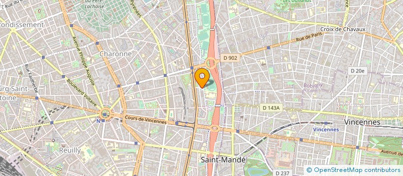 localisation de l'entreprise MADAME MAJDA HOUSSAYNI  PARIS