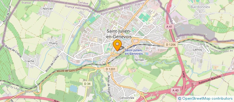 localisation de l'entreprise MADAME MAJDA KADRI à SAINT-JULIEN-EN-GENEVOIS