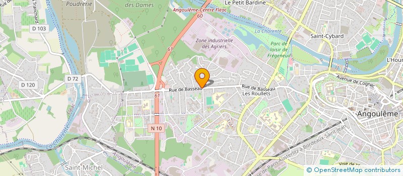 localisation de l'entreprise MADAME MAJDA LAAMOURI à ANGOULEME