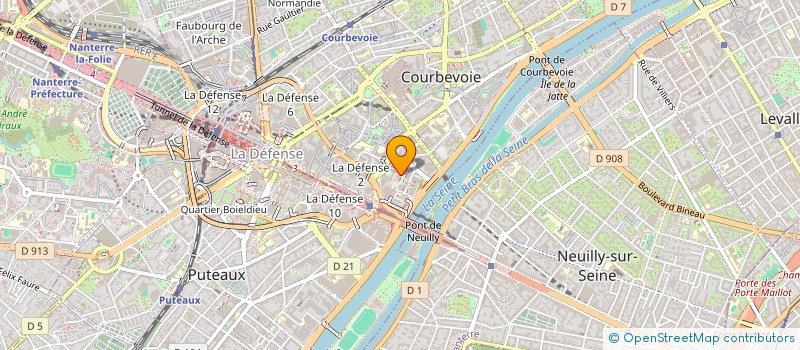 localisation de l'entreprise MADAME MAJDA OUAZRAGH à COURBEVOIE