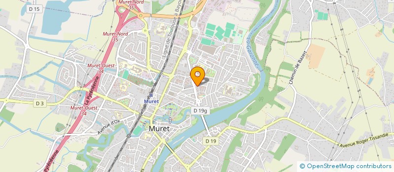 localisation de l'entreprise MADAME MAJDA TABIZATE  MURET