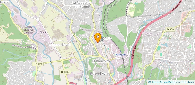 localisation de l'entreprise MADAME MAJDELINE LAM à CANNES