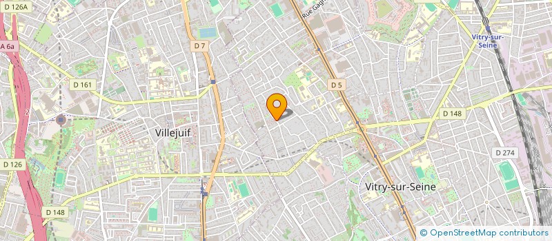 localisation de l'entreprise MADAME MAJDOULINE KANBOUI  VITRY-SUR-SEINE