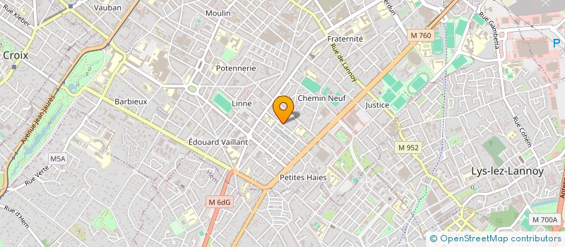 localisation de l'entreprise MADAME MAJDOULINE SBAI à ROUBAIX
