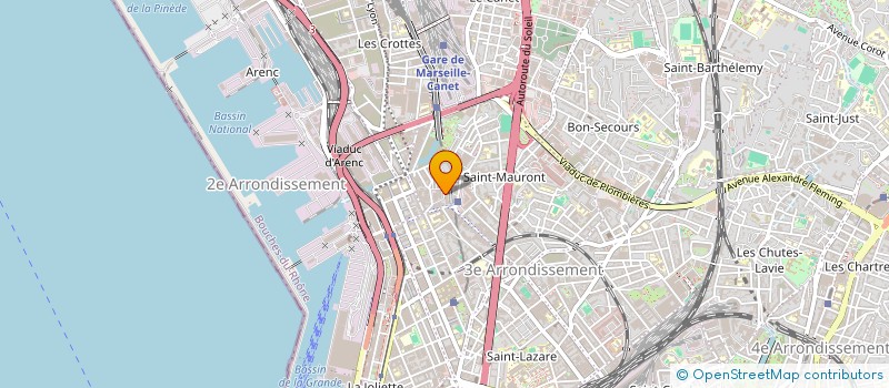 localisation de l'entreprise MADAME MAJEDA CHANFI à MARSEILLE
