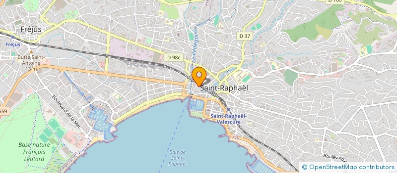 localisation de l'entreprise MADAME MAJIDA HILMI à SAINT-RAPHAEL